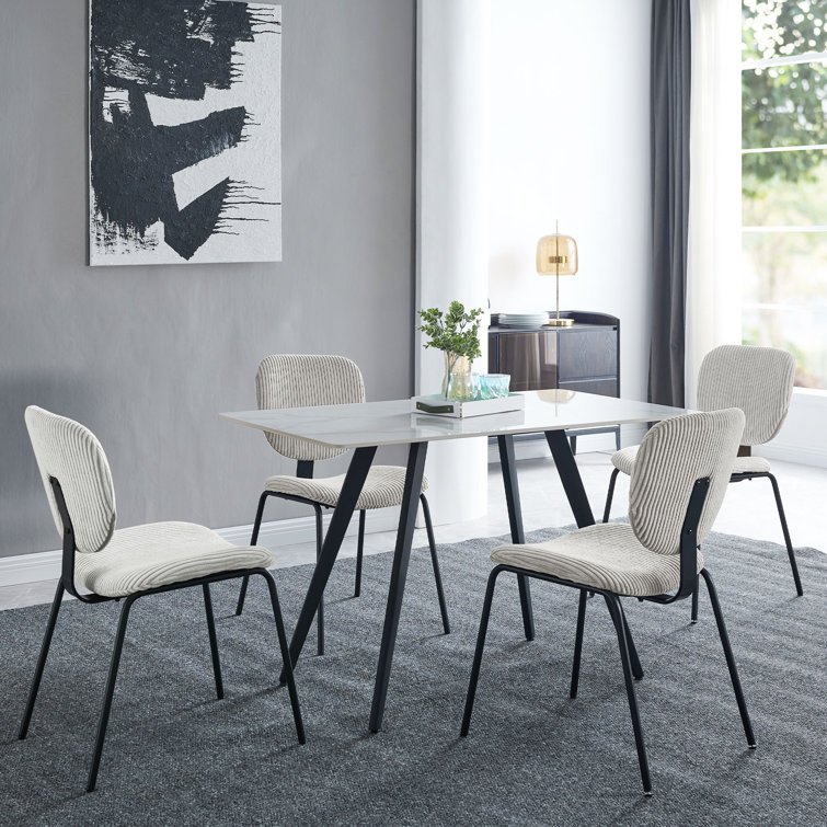 17 Stories Velvet Side Chair Wayfair